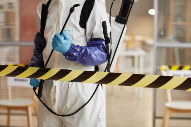 Professional Hoarding Cleanup technician working in Keasbey, NJ